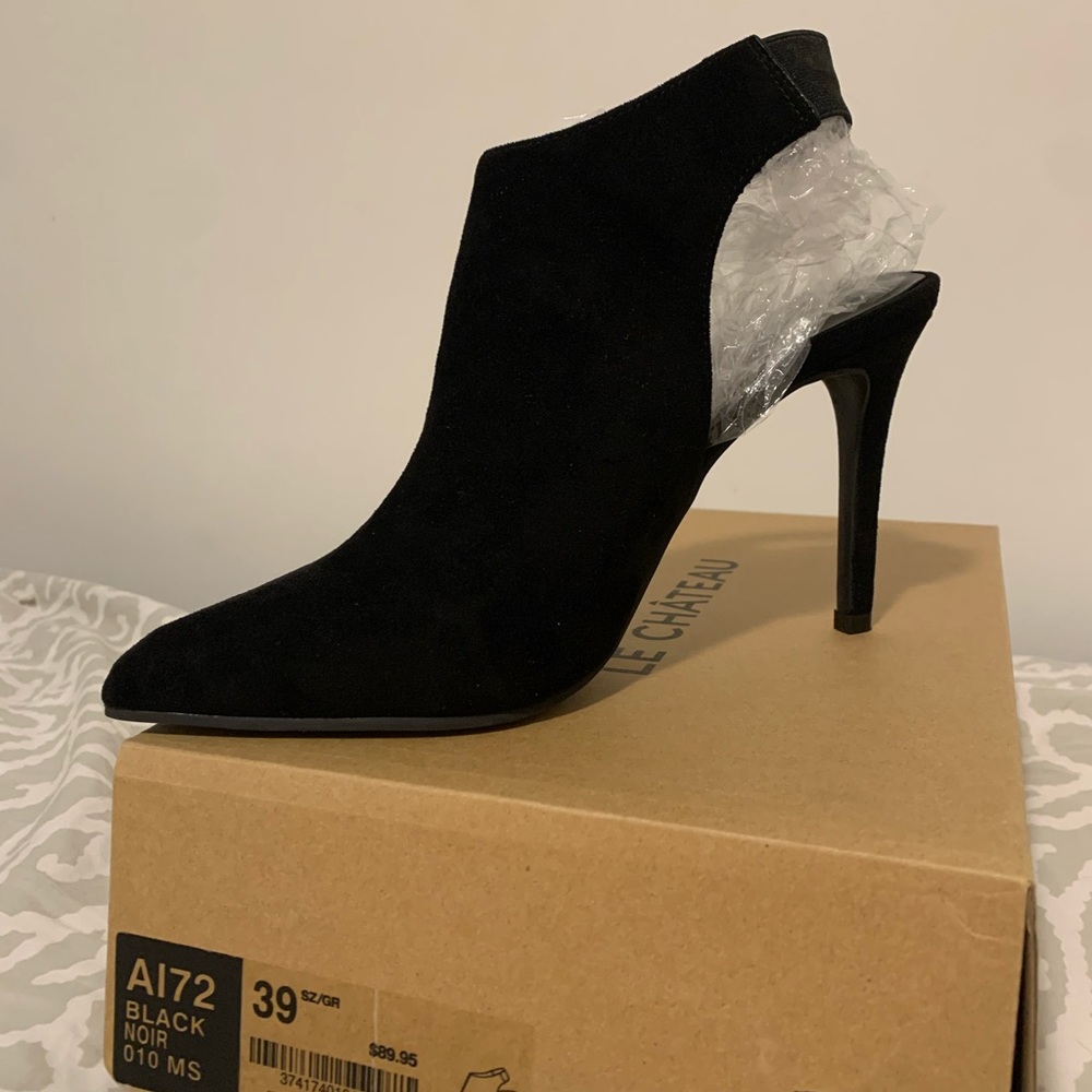 BNWT - High Heel Black Booties🍂